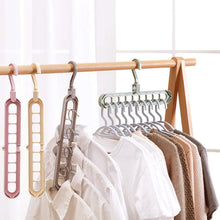 Load image into Gallery viewer, Kleerhanger Closet Organizer Ruimtebesparend Hanger Multi-Poort Kleding Rack Plastic Sjaal Cabide Hangers Voor Kleding TXTB1